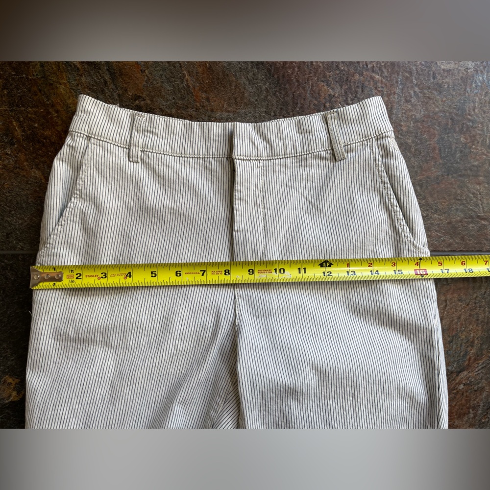 Women’s Summum pinstripe cotton cuffed coastal trousers. Size 32( XS/2 USA) - Picture 15 of 16